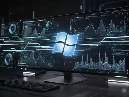A stylized, glowing depiction of a modern computer interface with abstract data, symbolizing speed and technological advancement. - Foto: über boerse-global.de