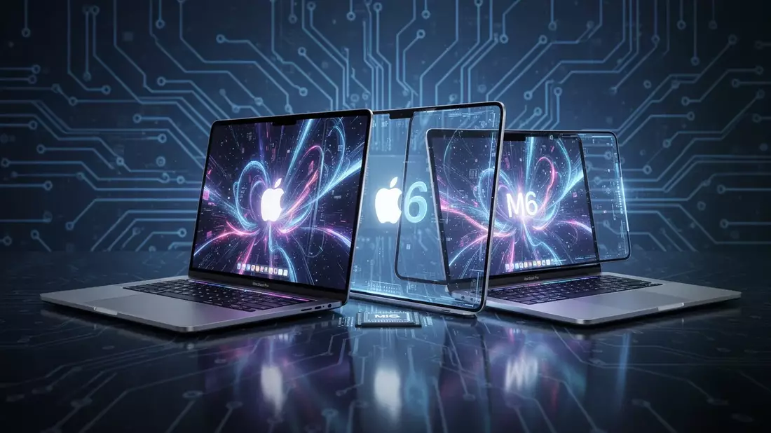 Apple Mac-Reihe: M6-Chip und MacBook Ultra mit Touchscreen ab Herbst 2026