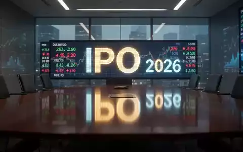 Ein stilisierter, leuchtender Börsenticker zeigt 'IPO' und '2026' in einem modernen Finanzumfeld. - Foto: über boerse-global.de
