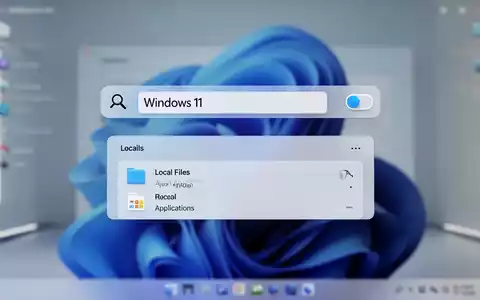 A stylized depiction of the Windows 11 search bar with a new toggle switch, symbolizing the ability to disable Bing web results. - Foto: über boerse-global.de