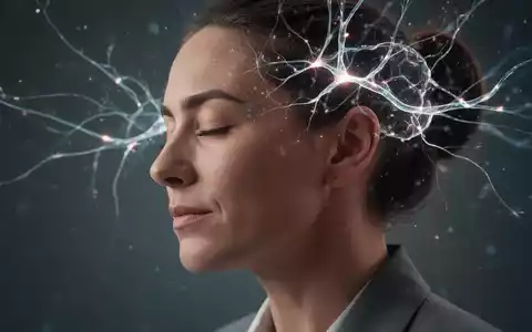 Eine Person im Profil atmet ruhig, umgeben von schwachen, leuchtenden Linien, die neuronale Aktivität darstellen. - Foto: über boerse-global.de
