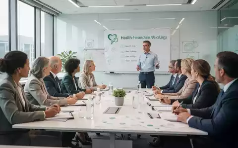 Eine Gruppe Erwachsener nimmt an einem Workshop zur Gesundheitsförderung teil, diskutiert und notiert sich wichtige Punkte. - Foto: über boerse-global.de