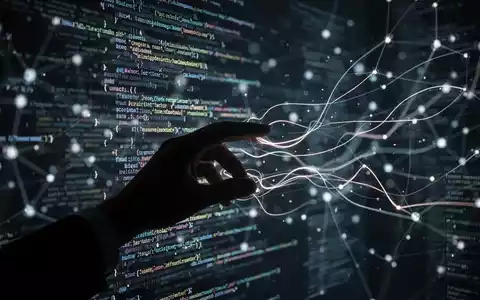 A shadowy hand interacts with a glowing digital interface, representing AI-powered fraud and emotional manipulation. - Foto: über boerse-global.de