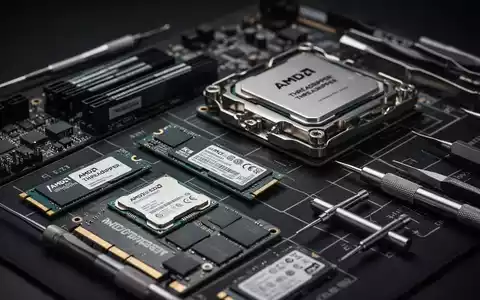 A close-up of computer components and tools, including SSDs, a CPU, and screwdrivers, on an anti-static mat. - Foto: über boerse-global.de