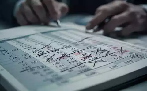 Ein detailliertes Bild eines Finanzbuchs oder einer Tabelle, die Budgetkürzungen und Sparmaßnahmen in einem städtischen Haushalt darstellt. - Foto: über boerse-global.de