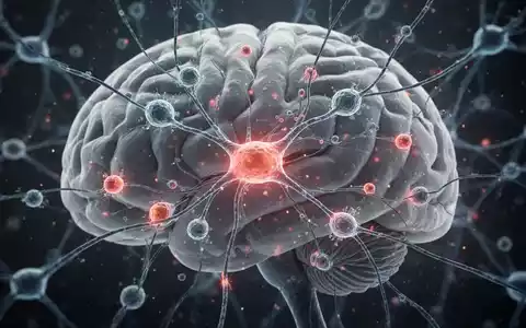 Abstrakte Darstellung von Mikrogliazellen und neuralen Netzwerken in einer gehirnähnlichen Struktur, die subtil leuchtet. - Foto: über boerse-global.de
