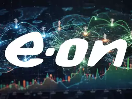 Abstrakte Darstellung des Energiestroms und der Netzverwaltung mit leuchtenden Linien und einem subtilen Finanzdiagramm im Vordergrund. - Foto: über boerse-global.de