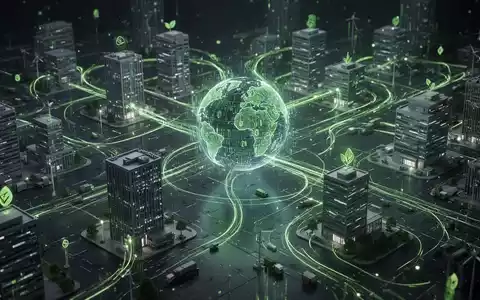 Abstrakte Darstellung globaler Lieferketten, die digitale Datenflüsse und Nachhaltigkeitsberichterstattung symbolisieren. - Foto: über boerse-global.de