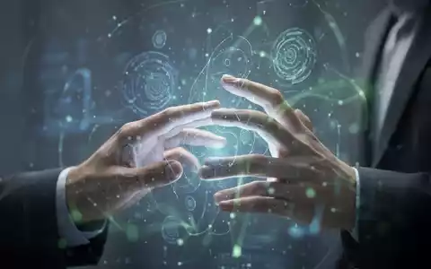 Hände berühren eine leuchtende, abstrakte digitale Schnittstelle, die KI-Unterstützung bei psychischen Problemen symbolisiert. - Foto: über boerse-global.de