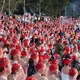 Die Lufttemperatur lag bei vier Grad. - Bild: Ethan James/AAP/dpa