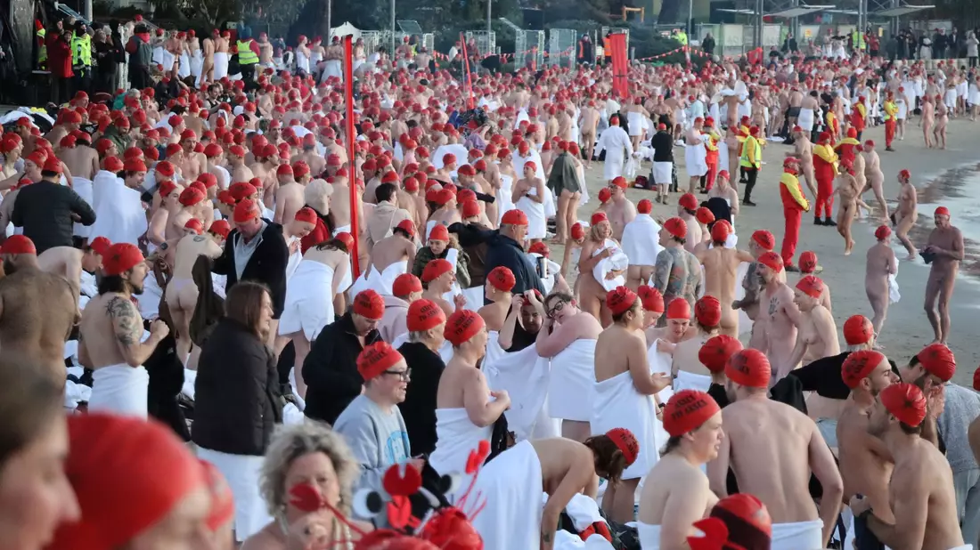 Den kuriosen Brauch gibt es seit 2013. - Bild: Ethan James/AAP/dpa
