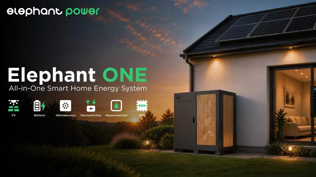 Elephant Power präsentiert auf der EM-Power Europe ein integriertes Plug-and-Play Outdoor-Energiesystem für PV, Batterie und Wärmepumpe - Bild: presseportal.de