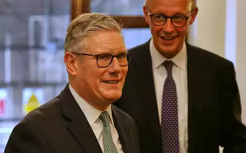 Keir Starmer und Friedrich Merz (Archiv) - Foto: via dts Nachrichtenagentur