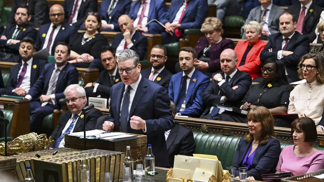 Die satte Mehrheit im Parlament konnte er oft nicht nutzen. (Archivbild) - Bild: House Of Commons/PA Media/dpa