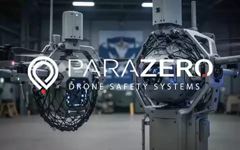 Nahaufnahme eines modernen Drohnen-Abwehrsystems, möglicherweise ein Netzpod, mit High-Tech-Design und Metalloberflächen. - Foto: über boerse-global.de