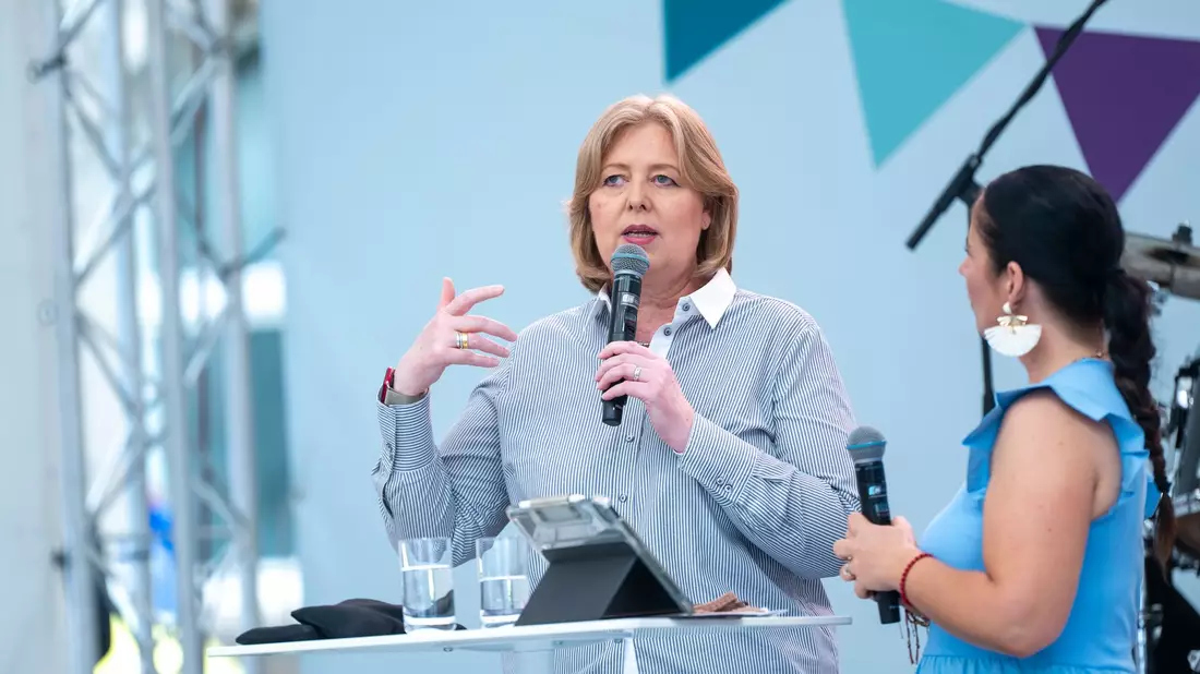 Arbeitsministerin Bärbel Bas (SPD) hat am Sonntag grundsätzlich positiv auf die Vorschläge reagiert.  - Bild: Christophe Gateau/dpa