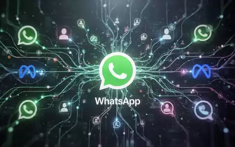Eine abstrakte digitale Darstellung von künstlicher Intelligenz in Kommunikations-Apps, mit schwebenden Datenpunkten und Netzwerklinien. - Foto: über boerse-global.de