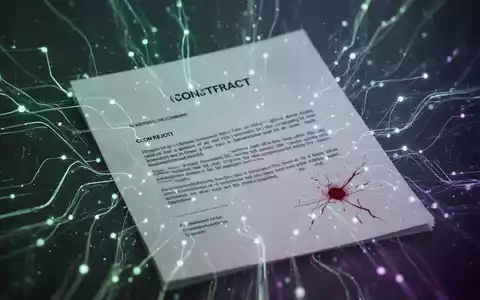 Abstrakte Darstellung eines digitalen Rechtsdokuments oder Vergleichs mit quantencomputing-inspirierten Elementen im Hintergrund. - Foto: über boerse-global.de