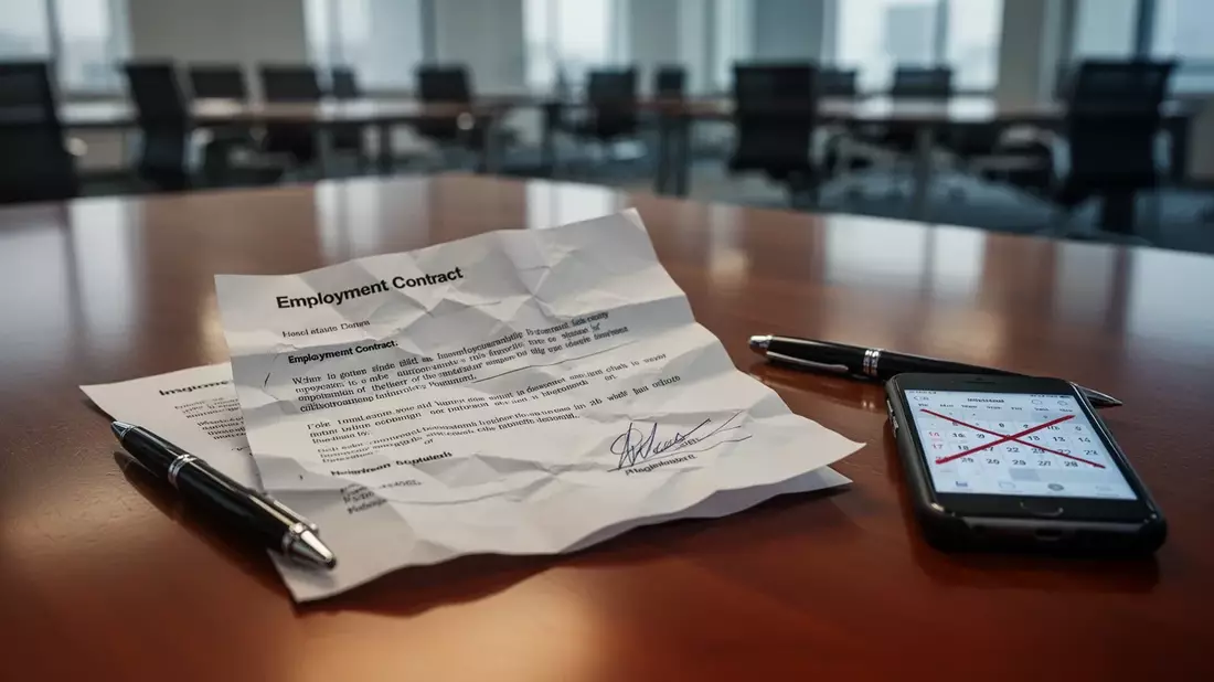 Arbeitsvertrag vor Jobstart kündigen: Hohe finanzielle Risiken