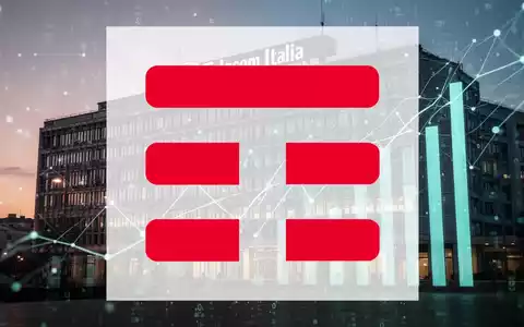 Abstrakte Darstellung von Netzwerkverbindungen und Datenfluss vor der Zentrale von Telecom Italia, die Wachstum symbolisiert. - Foto: über boerse-global.de