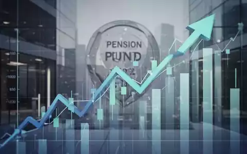 Eine abstrakte Darstellung eines Finanzdiagramms mit aufsteigenden Pfeilen, die Kapitalwachstum und Rentenreform symbolisieren. - Foto: über boerse-global.de