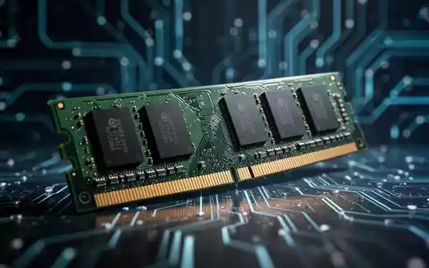 A close-up, dramatic shot of a single RAM stick, symbolizing the memory shortage in the computing market. - Foto: über boerse-global.de