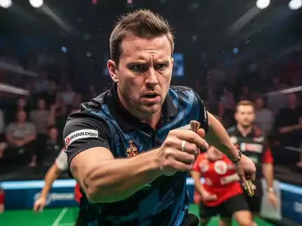 Ein Athlet mit intensivem Fokus, der sich auf eine sportliche Leistung konzentriert, symbolisiert mentale Stärke unter Druck. - Foto: über boerse-global.de
