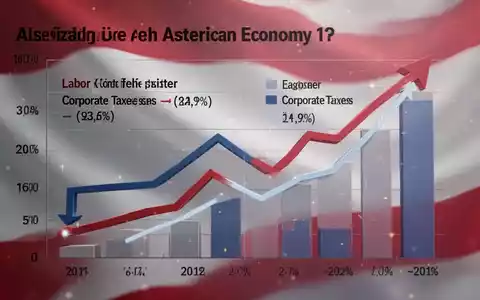 Grafische Darstellung der österreichischen Wirtschaft mit Fokus auf Lohnnebenkosten und Unternehmenssteuern, symbolisiert durch fallende und steigende Kurven. - Foto: über boerse-global.de