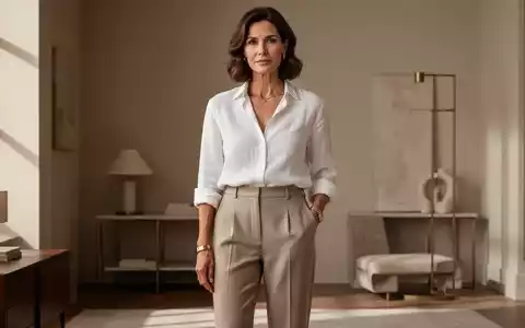 Eine stilvolle Frau über 30 in einer minimalistischen Garderobe, die Vielseitigkeit und Eleganz durch hochwertige Kleidung betont. - Foto: über boerse-global.de