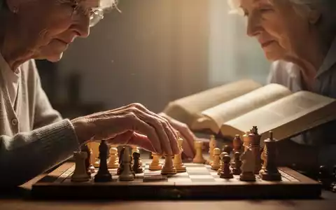 Eine nachdenkliche ältere Person, die sich auf eine geistig anregende Aktivität konzentriert, symbolisiert geistige Gesundheit im Alter. - Foto: über boerse-global.de