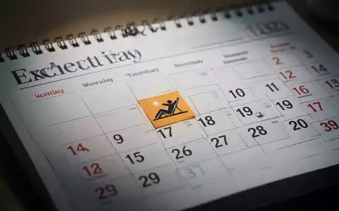 Ein Kalenderblatt mit einem hervorgehobenen Datum und einem Symbol, das Urlaubstage und Entspannung darstellt. - Foto: über boerse-global.de