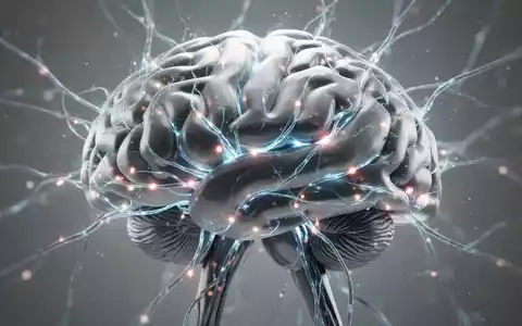 Abstrakte Darstellung eines Gehirns mit leuchtenden neuronalen Pfaden, symbolisiert neurologische Forschung und Fortschritt. - Foto: über boerse-global.de
