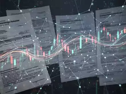Abstrakte Darstellung von digitalen Datenflüssen und Steuerdokumenten, die die Komplexität von Steuerrechtsänderungen symbolisieren. - Foto: über boerse-global.de
