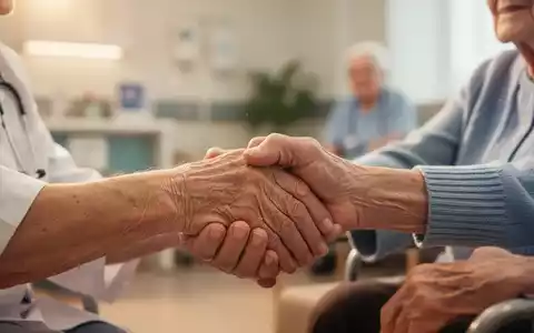 Eine Nahaufnahme der Hände zweier älterer Menschen, die sich sanft halten, symbolisiert Fürsorge und Unterstützung bei Alzheimer. - Foto: über boerse-global.de