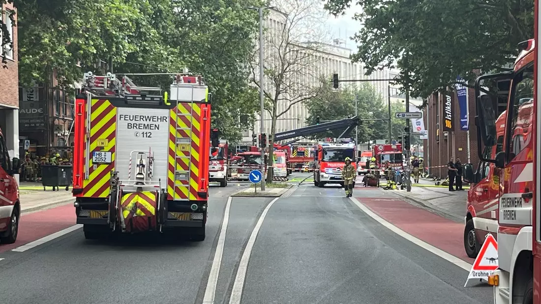 FW-HB: Großbrand in der Bremer Innenstadt - Bild: presseportal.de
