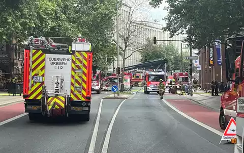 FW-HB: Großbrand in der Bremer Innenstadt - Foto: presseportal.de