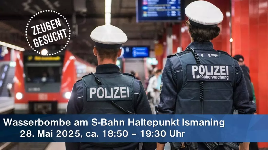 Bundespolizeidirektion München: (K)ein Kinderstreich / Wasserbombe verletzt 63-Jährige / Bundespolizei sucht Zeugen - Bild: presseportal.de