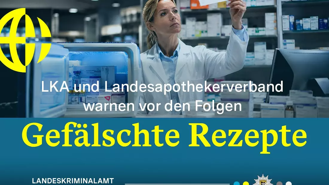 LKA-BW: Rezeptfälschungen: Eine wachsende Gefahr für die Gesundheit - Bild: presseportal.de