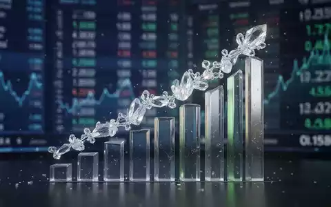 Ein stilisierter Balkendiagramm mit Aufwärtstrend überlagert mit Lithiumkristallen, im Hintergrund ein unscharfes Finanzdisplay. - Foto: über boerse-global.de