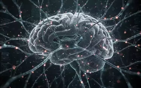 Abstrakte Darstellung von Gehirnaktivität oder neuronalen Netzwerken mit leuchtenden Elementen, die Neurowissenschaften und Forschungsgelder symbolisieren. - Foto: über boerse-global.de