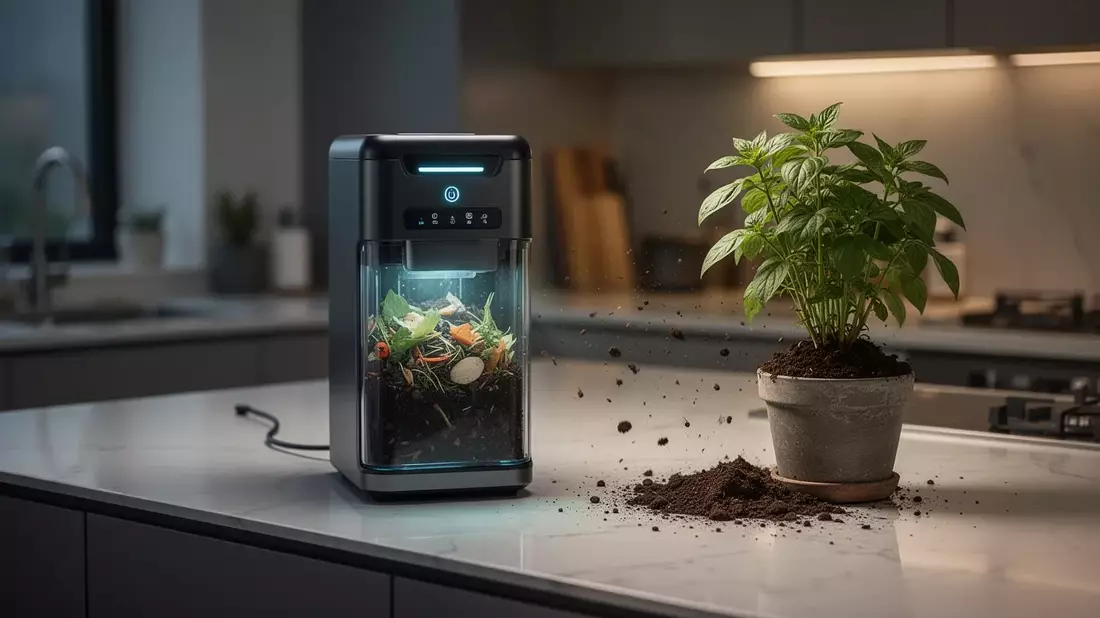 Smarte Küchengeräte: Biomüll wird zu Dünger und Biokohle