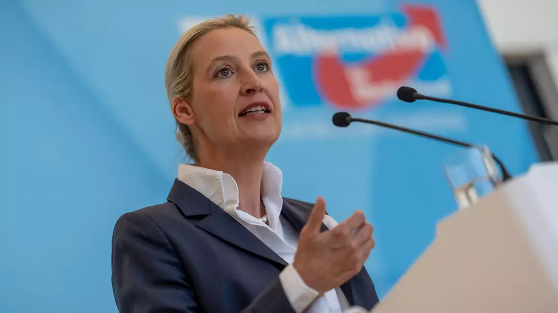 AfD-Chefin Alice Weidel bemängelt, die Empfehlungen der Rentenkommission seien nicht ausreichend. - Bild: Michael Kappeler/dpa