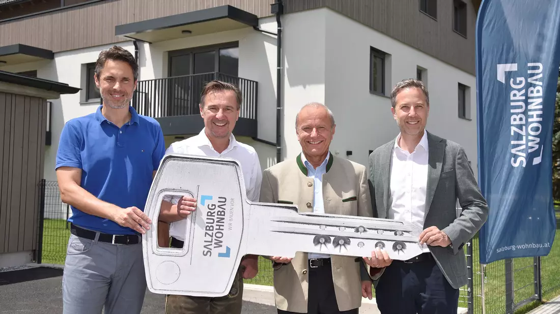 Salzburg Wohnbau: Neue Wohnanlage in Mauterndorf übergeben