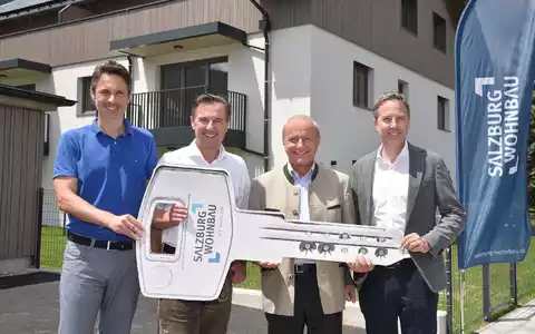 SWB - Übergabe - Mauterndorf 5 - Foto: Salzburg Wohnbau über pressetext.de