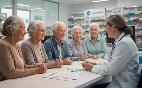 Ältere Personen und ein Arzt besprechen Impfungen und Reisegesundheit in einer modernen Arztpraxis. Dokumente liegen auf dem Tisch. - Foto: über boerse-global.de