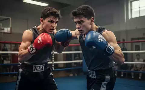 Ein junger Boxer schlägt während eines Trainings im Ring. Der Fokus liegt auf Disziplin und körperlicher Anstrengung. - Foto: über boerse-global.de