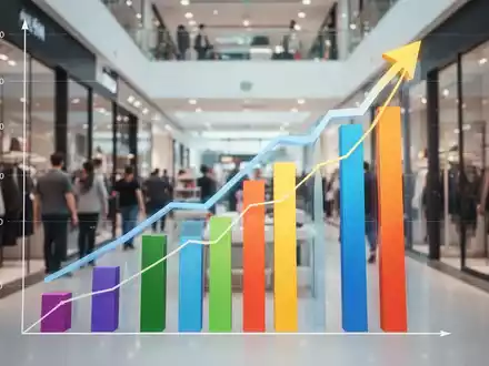 Ein dynamisches Diagramm mit einem aufwärts gerichteten Trend, das einen erheblichen Umsatzsprung in einem Einzelhandelsumfeld darstellt. - Foto: über boerse-global.de