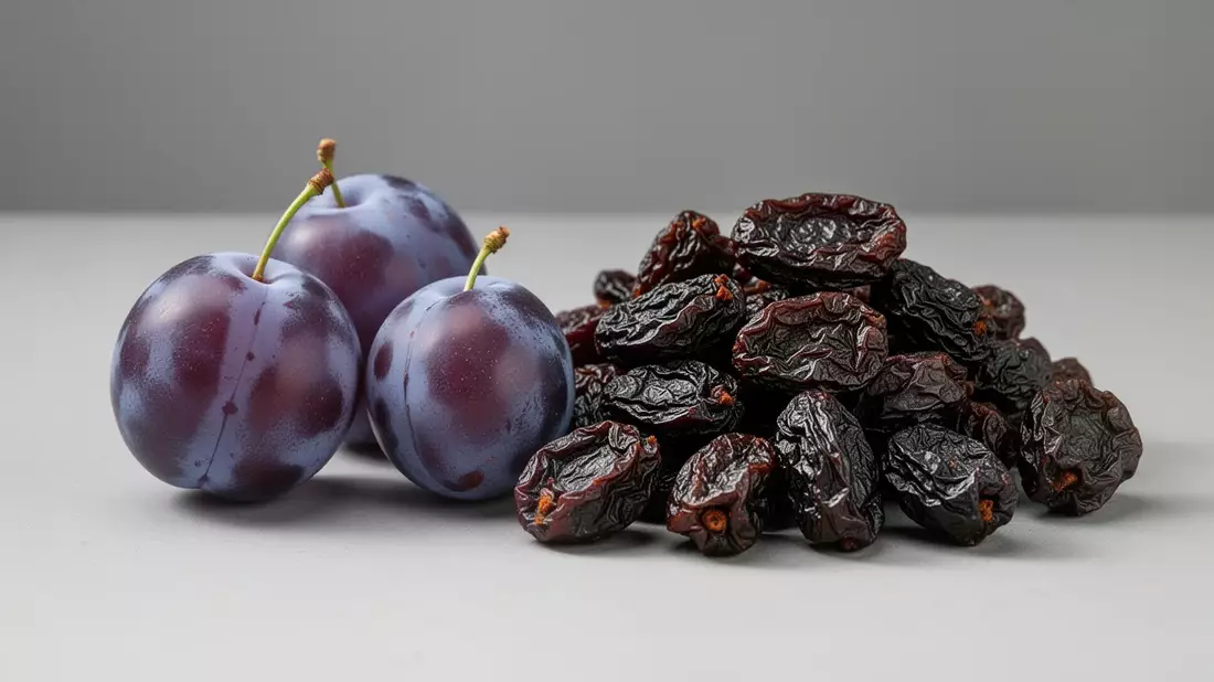 Frische vs. getrocknete Pflaumen: Nährwerte im Vergleich
