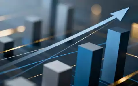 Abstrakte Darstellung von Finanzdaten und Rebalancing, mit geometrischen Formen und subtilen Aufwärtstrends. - Foto: über boerse-global.de