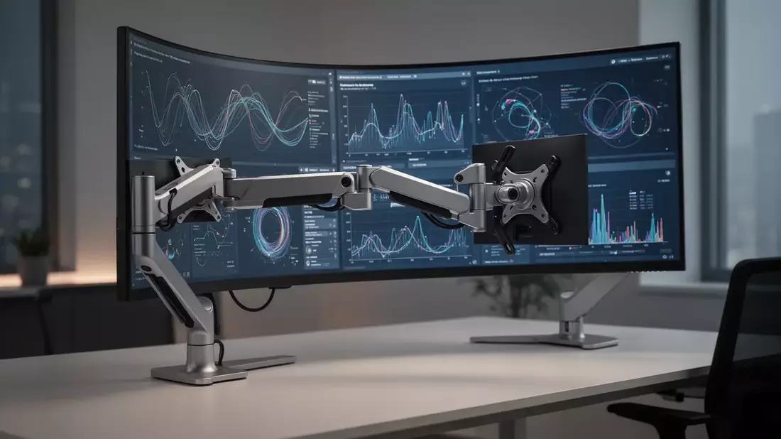 Novus präsentiert neues Gelenk für schwere Monitore